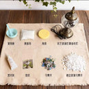 Axyaa Mosaic Flower Light Material Package Handmade Table Lamp