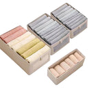 Axyaa Fabric Wardrobe Pants Storage Box | Foldable Clothes Organizer Box