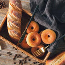 Axyaa Rattan Desktop Organizer: Eco-Friendly Storage Box for Kitchen, Cosmetics & More
