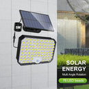 Axyaa Solar Motion Sensor Garden Lights - 3 Mode Waterproof LED Wall Flood Lights