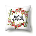 Axyaa Christmas Santa Claus Print Pillow Cover 45X45CM