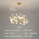 Axyaa Ginkgo Leaf Pendant Light - Nordic Light Luxury Multi Shape Design
