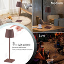 Axyaa Rechargeable Crystal Table Lamp for Restaurants, Bars, and Hotels