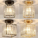 Axyaa Nordic Crystal Ceiling Light: Modern E27 Fixture for Bedrooms, Corridors, Restaurants