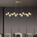 Axyaa Nordic Glass Chandelier Pendant Lamp for Dining Room Lighting