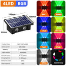Axyaa Solar Wall Lamp: Up/Down Light for Porch Garden, Balcony, Street