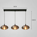 Axyaa Glass Pendant Light Chandelier for Living Room Dining Room