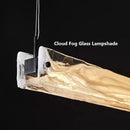 Axya Cloud Fog Glass Chandelier LED Pendant Light.