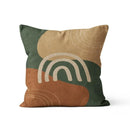 Axyaa Nordic Style Green Linen Pillowcase 45x45cm Modern Decorative Cushion Cover