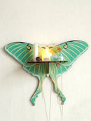 Axyaa Green Butterfly Crystal Wall Shelf - Elegant Home Decor & Storage Solution
