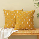 Cotton Cushion Cover for Sofa Living Room Car by Axyaa - 45*45 Decorative Pillowcase