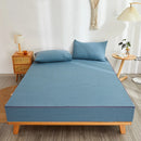 Axyaa Cotton Zippered Mattress Cover - All Inclusive Protector & Fitted Sheet