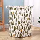 Axyaa Splicing Laundry Basket: Large Capacity Organizer for Clothes, Toys, and Sundries