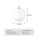 Axyaa White Glass Pendant Lights, Modern Kitchen Hanging Lamps, Minimalist Chandeliers