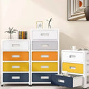 Axyaa 3-6 Tier Storage Cabinet for Living Room/Bedroom/Study, Modern & Space-Saving Organizer