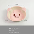 Axyaa Kids Pig Plate Baby Bowl Set - Cartoon Design, Unbreakable Dish