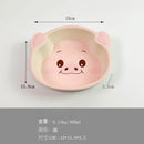 Axyaa Kids Pig Plate Baby Bowl Set - Cartoon Design, Unbreakable Dish