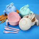 Axyaa Kids Wheat Straw Tableware Set