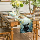 Tropical Plant Dog Table Runner by Axyaa: Dining Table Decor for Kitchen Parties