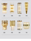Nordic Crystal Wall Lamp Modern Simple Bedroom Lighting by Axyaa