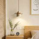 Axyaa Log Style Stone Pendant Lamp for Warm Wabi Sabi Home Lighting