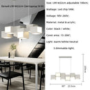Axyaa Modern Minimalist Square LED Ceiling Lamp for Living Room Dining Room