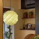 Axyaa Silk Chandelier: Nordic Luxury Ball Light, European Cream Style Zen B&B Lamp