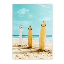 Nordic Surfing Canvas Wall Art for Living Room Decoration by Axyaa