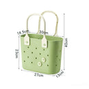 Axyaa Plastic Bath Basket: Large Capacity Handbag for Picnics, Household Storage