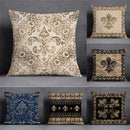 Axyaa Black Gold Plant Design Pillowcase for Elegant Home Decor