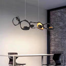 Axyaa Nordic Style Chandelier - Creative Minimalist Lighting Fixture for Living Room & Dining Room