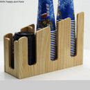Axya Bamboo Cup Holder Rack for Coffee Tea Shop Storage Organize Cups