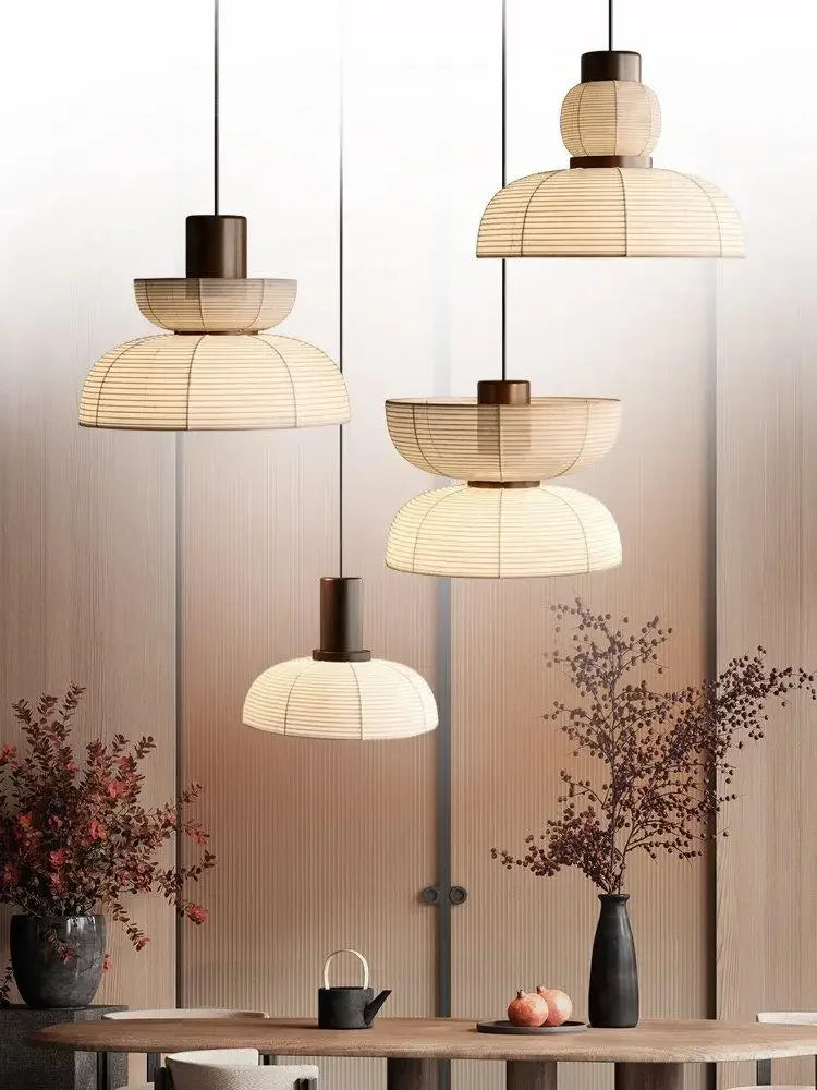 Axyaa Wabi Sabi Cloth Hanging Pendant Chandelier for Cozy Living Room Decor