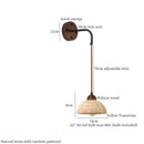 Axyaa Yellow Travertine LED Wall Lamp - Wood Nordic Vintage Light