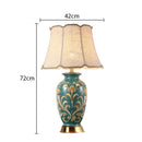 Axyaa Ceramic Desk Lamp: Luxury Classical Table Light for Bedroom, Living Room & Home Décor
