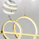 Axyaa Modern Minimalist LED Pendant Lights Remote Control Chandelier