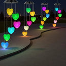 Axyaa Heart LED Solar Garden Light Chandelier for Outdoor Decoration