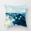 Axyaa Blue Polyester Decorative Cushion Cover 45x45cm Home Sofa Bed Pillowcase