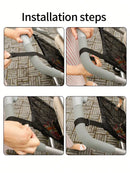 Axyaa Stroller Net Pouch: Baby Car Storage Organizer Bag