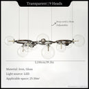 Axyaa Magic Beans Chandelier: Modern Dining Room Pendant Light for Home Decor