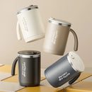 Axyaa Double Wall Insulated Stainless Steel Mug with Sliding Lid