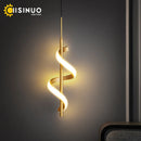 Axyaa Gold Copper LED Wall Sconce for Modern Reading Light