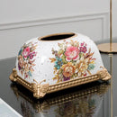 Axyaa Ceramic Bread Tissue Box: European-Style Living Room Coffee Table Decor