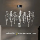 Axya Starry Crystal Chandelier Ceiling Light