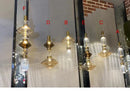 Axya Glass Chandelier: Elegant Lighting for Home, Restaurant, Bar, and Study