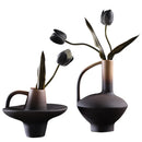 Axyaa Gradient Ceramic Vase Home Decor - Kiln-changed Retro Flowerpot Jar