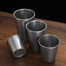 Axyaa Stainless Steel Retro Coffee Cups Office Tea Beer Mug Portable Picnic Drinkware