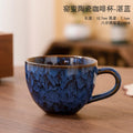 Axyaa Ceramic Teacups Set of 4 Cozy Coffee Mugs Retro Style Dining Drinkware