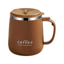 Axyaa 480ml Stainless Steel Insulated Thermos Coffee Cup Large Capacity Mug