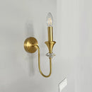 Axyaa Black Gold Iron Crystal Chandelier for Classic Indoor Home Lighting